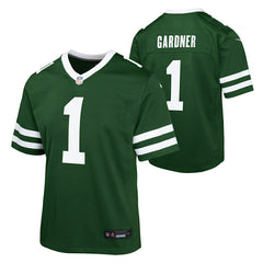Sauce Gardner #1 New York Jets Game NFL Jersey Green (YOUTH) Taass sale