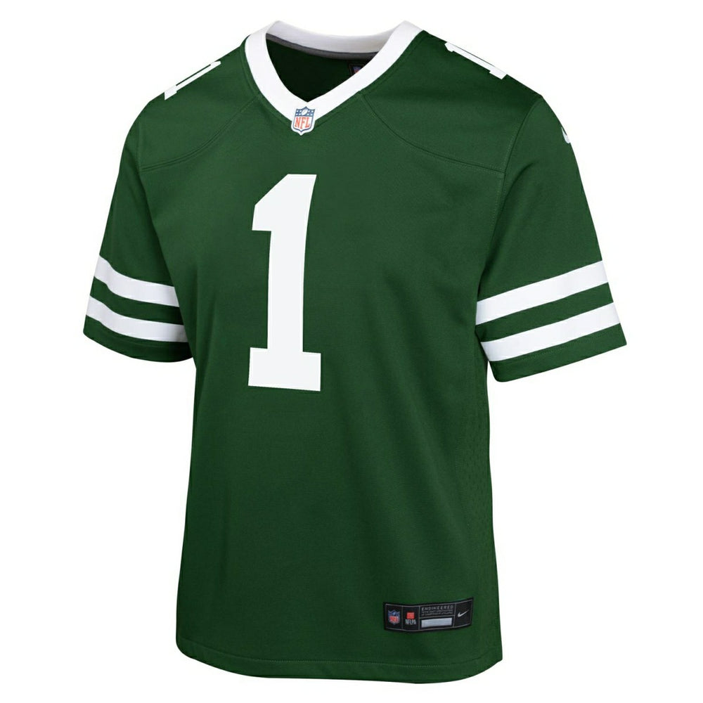 Sauce Gardner #1 New York Jets Game NFL Jersey Green (YOUTH) Taass sale