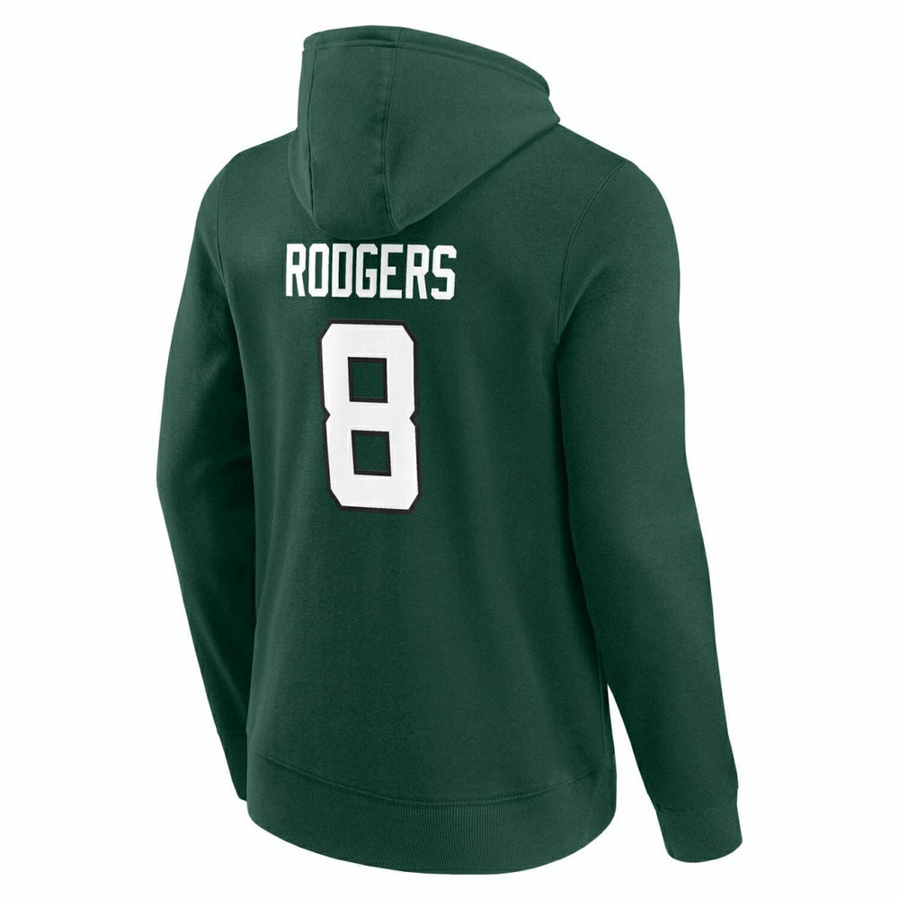 Aaron Rodgers #8 New York Jets Player NFL Hoodie Green Taass for sale