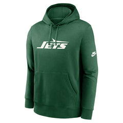 New York Jets Throwback Nike Club NFL Hoodie Green Lifestyle
