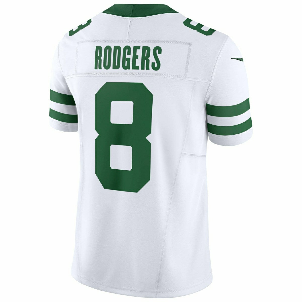 Aaron Rodgers #8 New York Jets Nike Vapor F.U.S.E. Limited NFL Jersey White Taass sale