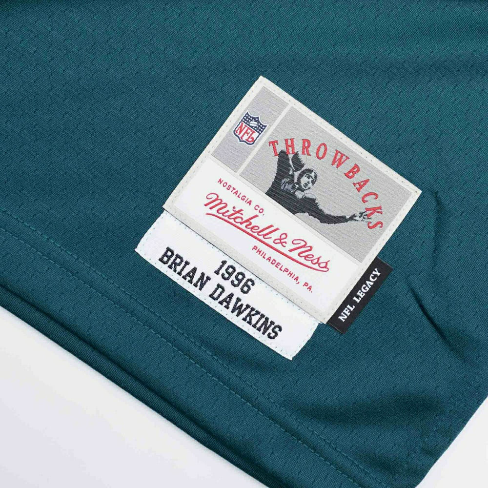 Brian Dawkins #20 Philadelphia Eagles Mitchell & Ness Throwback NFL Jersey Green Taass US