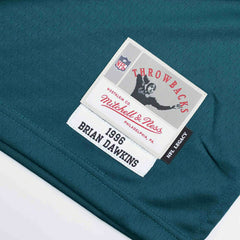 Brian Dawkins #20 Philadelphia Eagles Mitchell & Ness Throwback NFL Jersey Green Taass US
