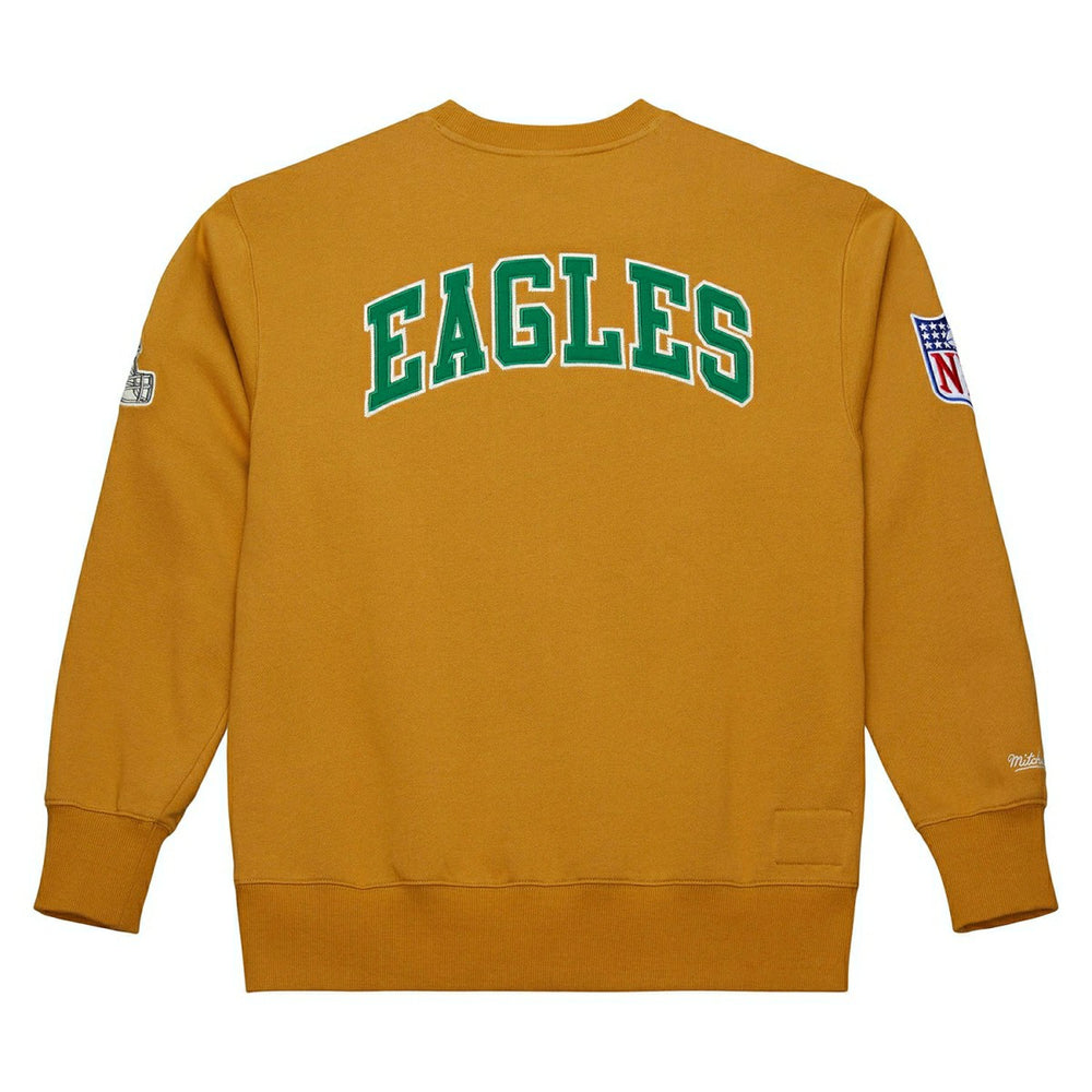 Philadelphia Eagles Mitchell & Ness NFL Dusted Crew Pullover Fashion
