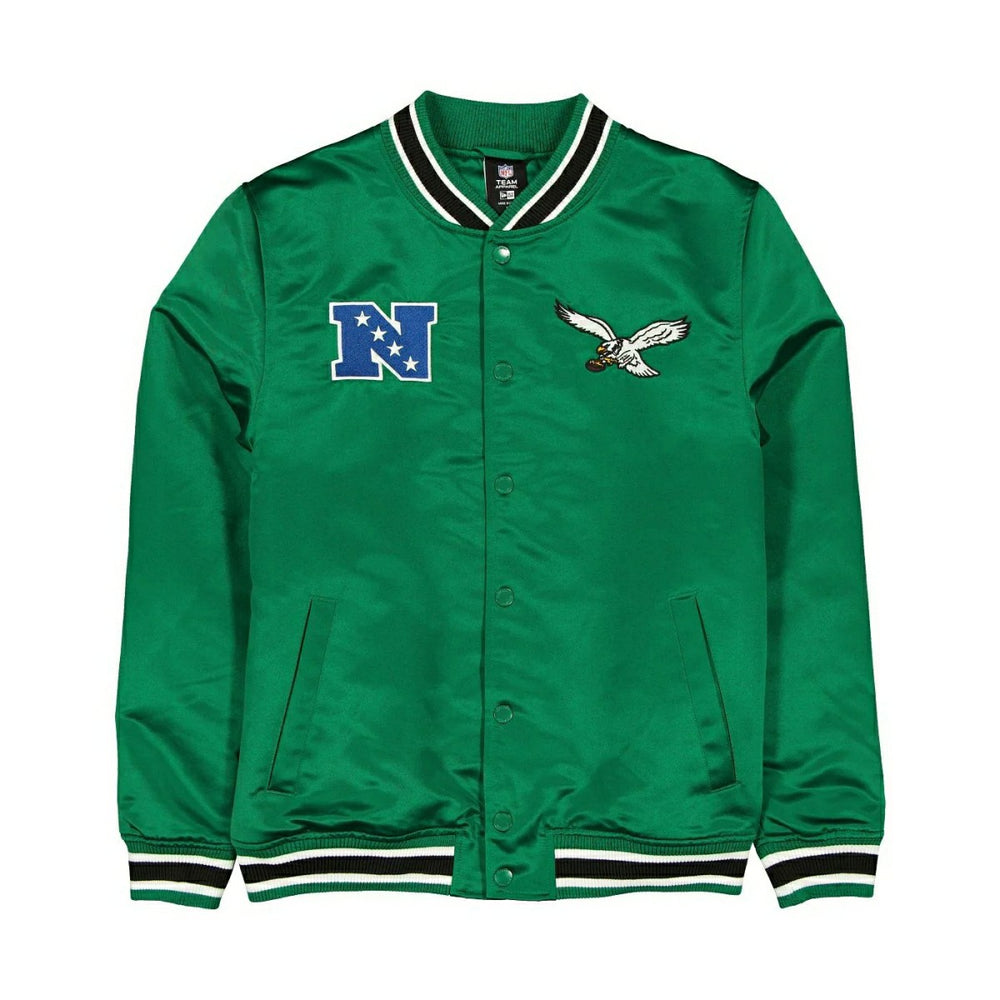 Philadelphia Eagles Sport Classics Satin NFL Jacket Green Classic