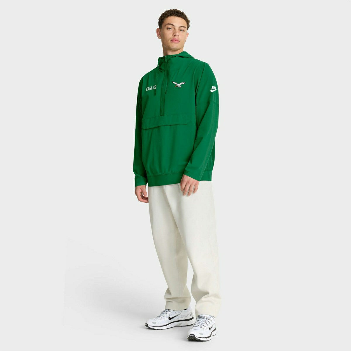 Philadelphia Eagles Alternate Sideline Half-Zip Anorak NFL Jacke Green Lifestyle