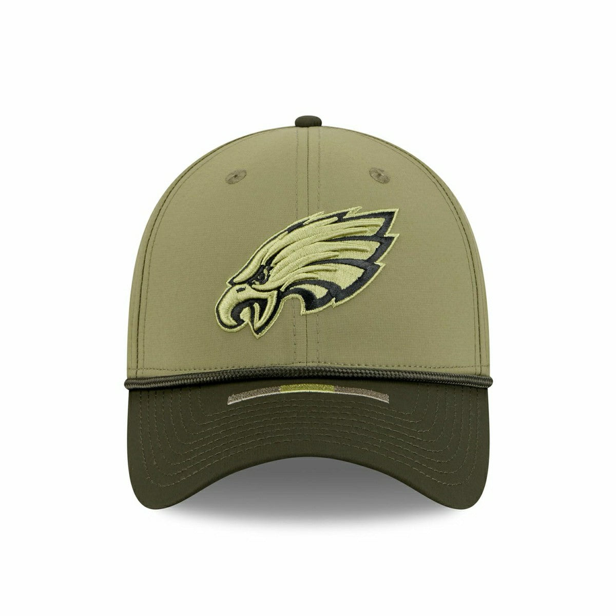 Philadelphia Eagles 2025 NFL Salute to Service 39THIRTY Flex Cap Olive Taass for sale