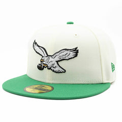 Philadelphia Eagles Super Bowl LIX 59FIFTY Fitted NFL Cap Cream Lifestyle