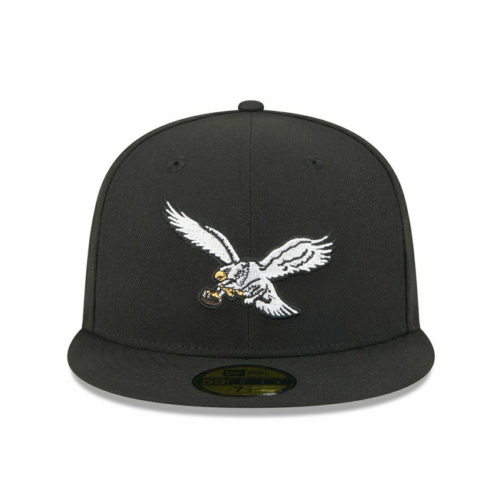 Philadelphia Eagles Super Bowl LIX 59FIFTY Fitted NFL Cap Black Taass sale