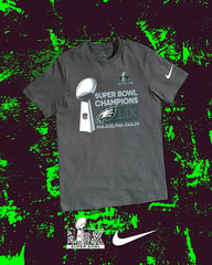 Philadelphia Eagles Super Bowl LIX Champions Locker Room Nike NFL T-Shirt Classic