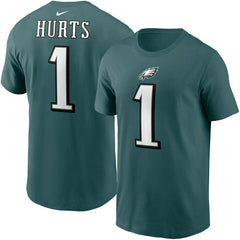 Jalen Hurts #1 Philadelphia Eagles Nike Player NFL T-Shirt Green Lifestyle