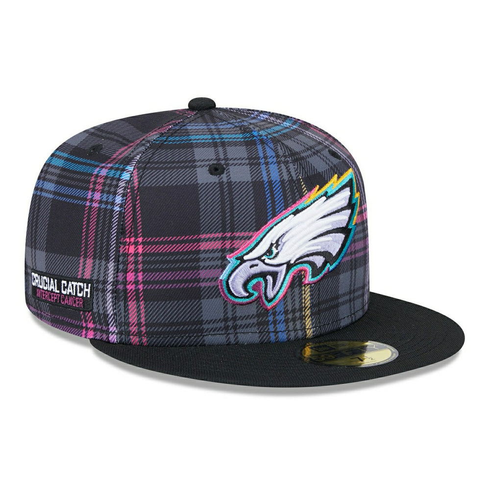 Philadelphia Eagles 2024 NFL Crucial Catch New Era 59FIFTY Fitted Cap Taass US