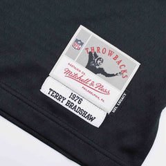Terry Bradshaw #12 Pittsburgh Steelers 1976 Legacy Throwback NFL Jersey Black Lifestyle