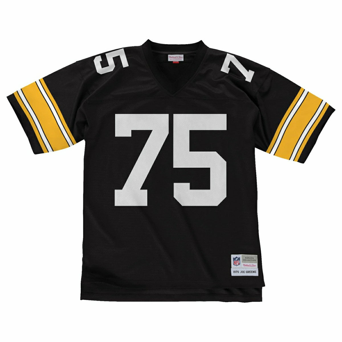 'Mean Joe' Greene #75 Pittsburgh Steelers 1976 Legacy Throwback NFL Jersey Black Taass US