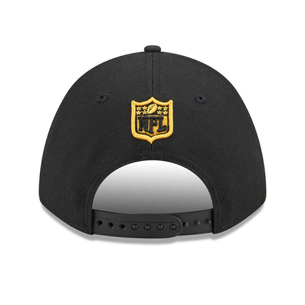 Pittsburgh Steelers NFL Team Logo New Era 9FORTY M-Crown Snapback Cap Black Classic