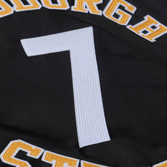 Ben Roethlisberger #7 Pittsburgh Steelers Lightweight Satin NFL Jacket Black Lifestyle