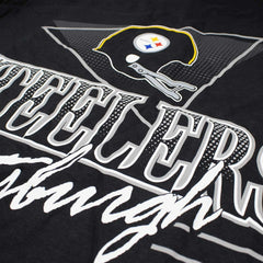 Pittsburgh Steelers Full Blitz Rewind NFL Long Sleeve T-Shirt Black Taass sale