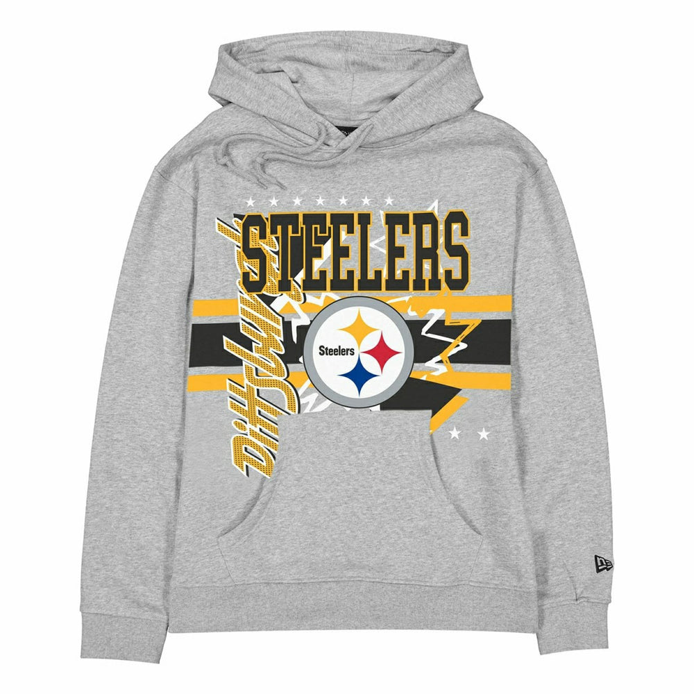 Pittsburgh Steelers Sport Classics Oversized NFL Hoodie Gray Taass US