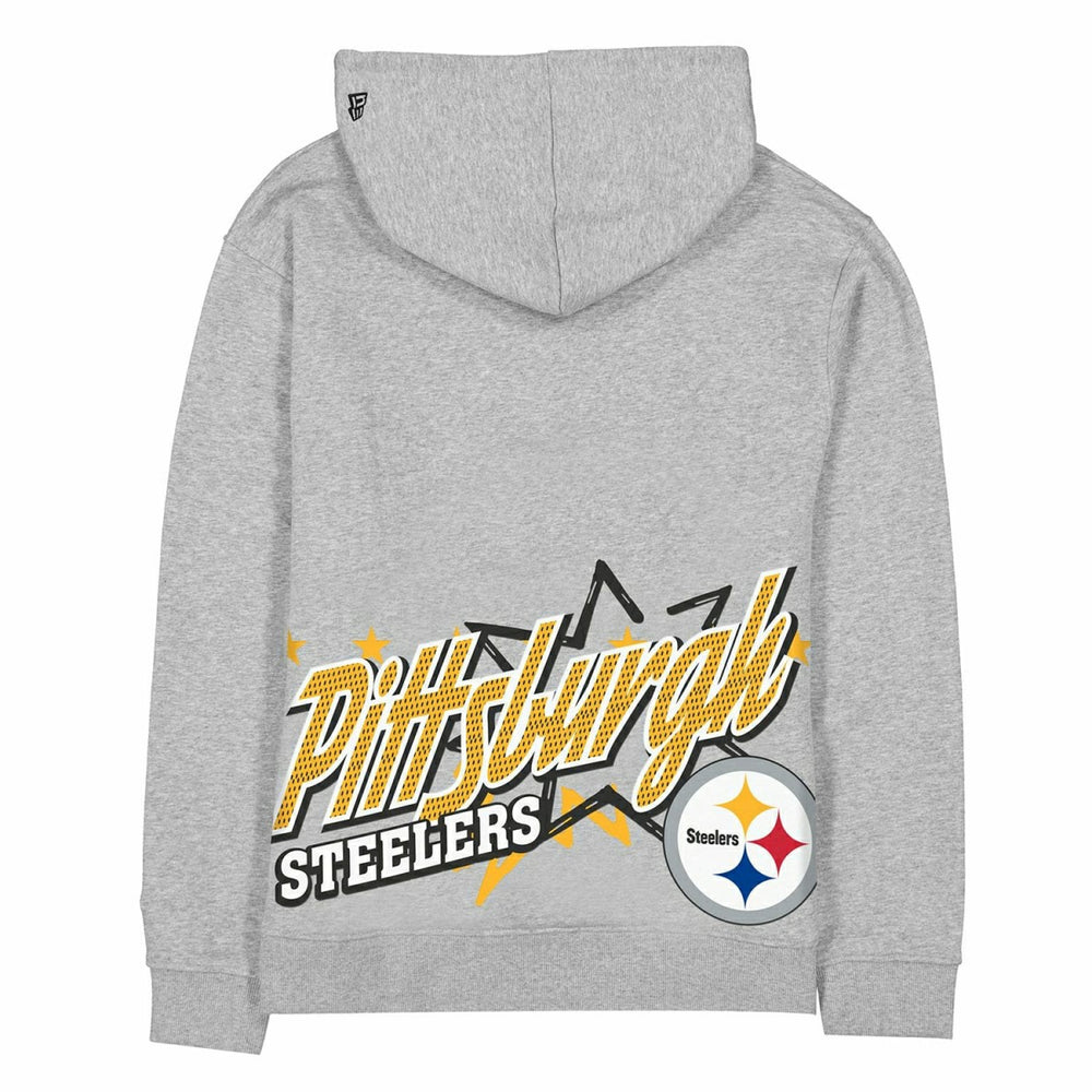 Pittsburgh Steelers Sport Classics Oversized NFL Hoodie Gray Taass US