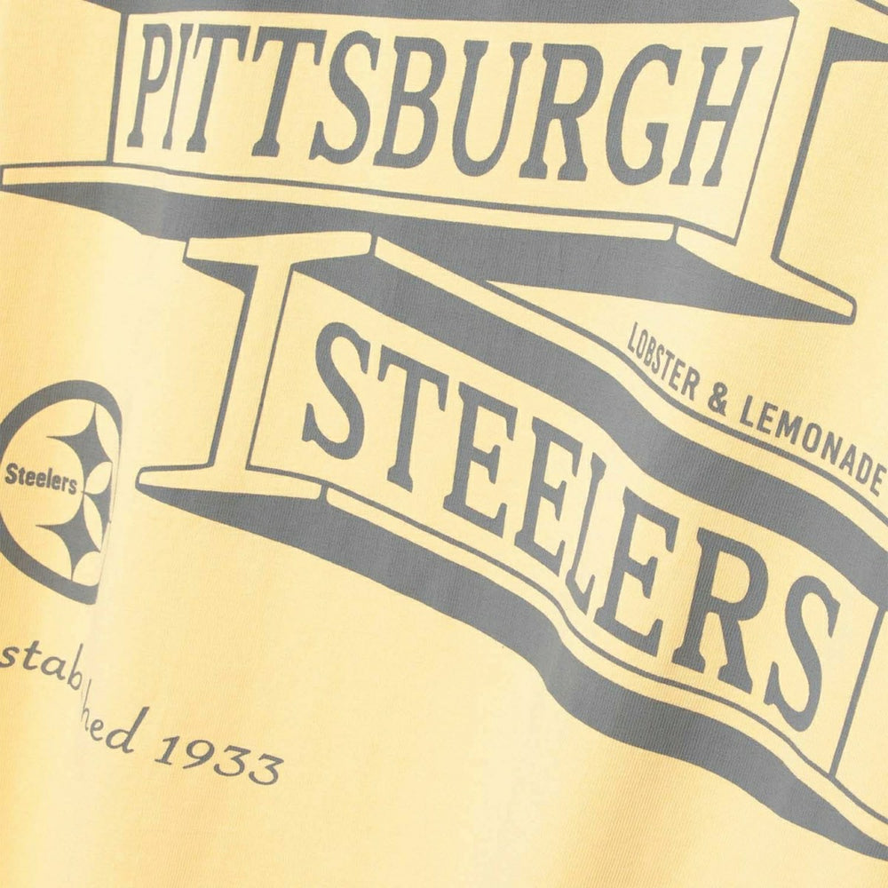 Pittsburgh Steelers L&L '89 Classics NFL T-Shirt Yellow Taass for sale