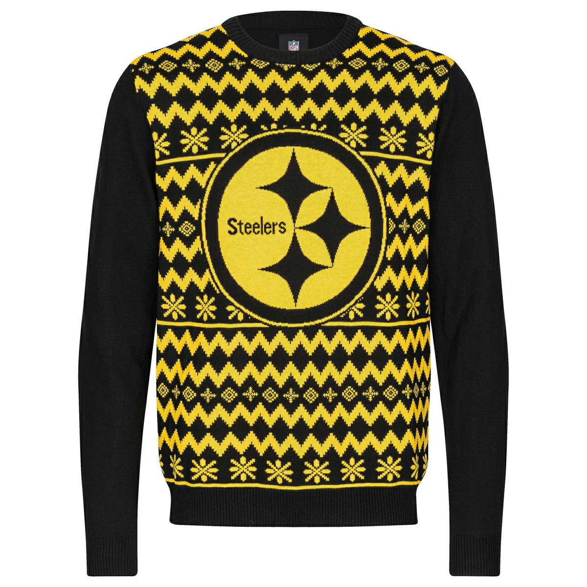 Pittsburgh Steelers NFL Big Logo Ugly Christmas Sweater Taass sale
