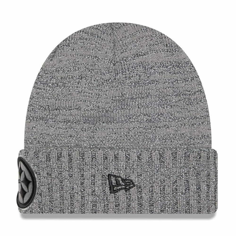 Pittsburgh Steelers Reflective NFL Beanie Gray Classic