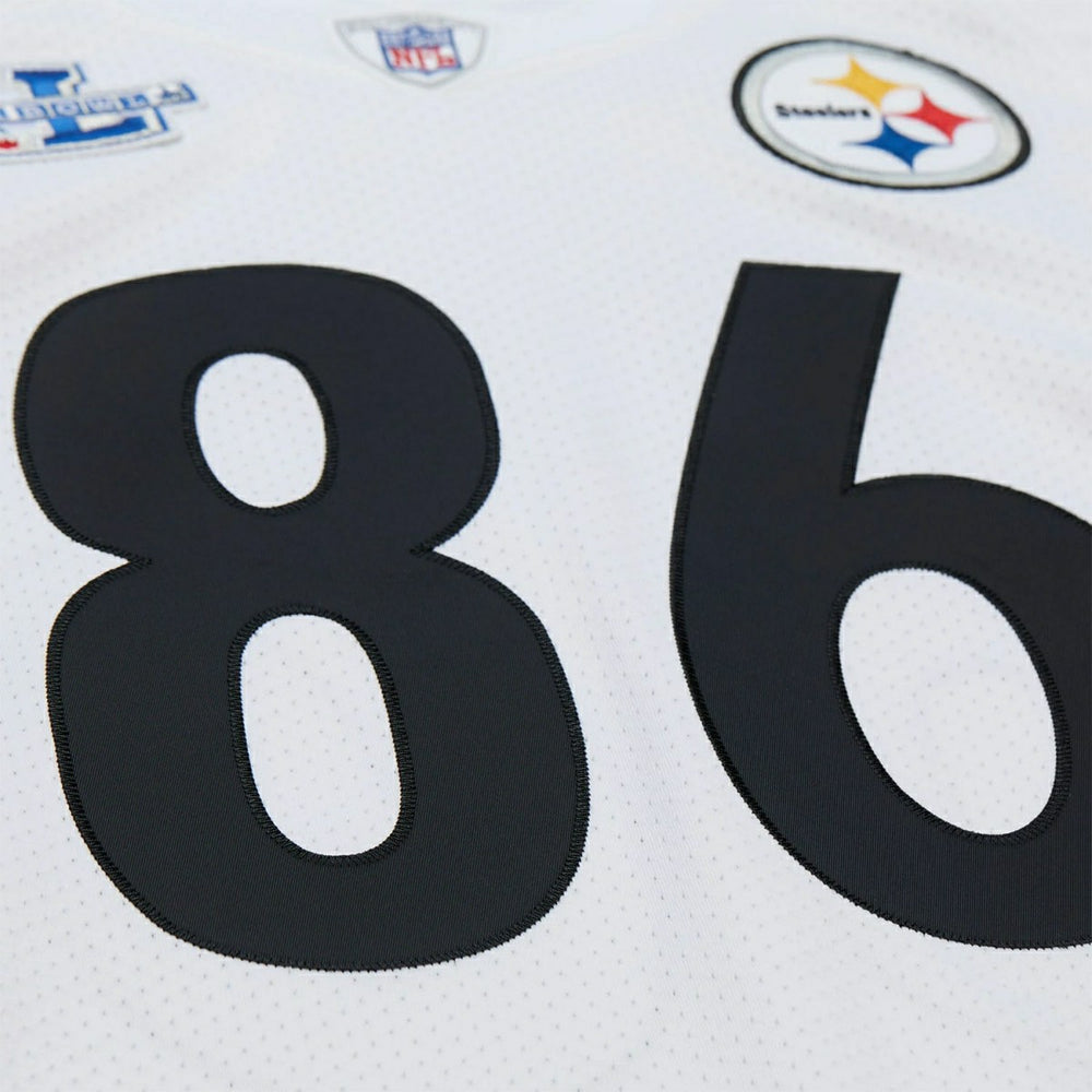 Hines Ward #86 Pittsburgh Steelers 2005 Authentic Throwback NFL Jersey White Taass for sale