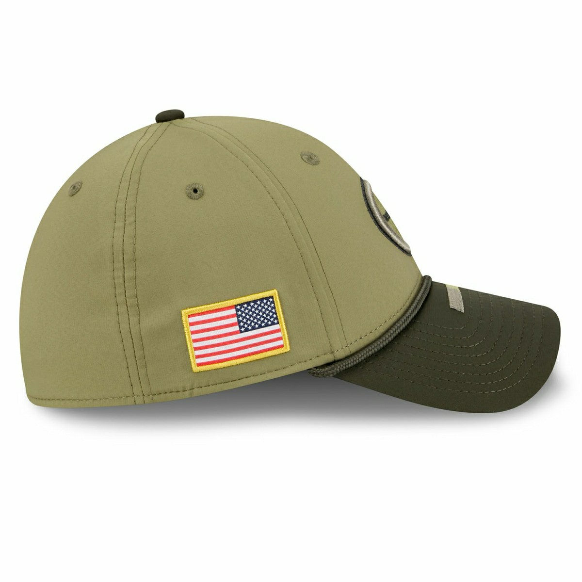 Pittsburgh Steelers 2025 NFL Salute to Service 39THIRTY Flex Cap Olive Taass sale
