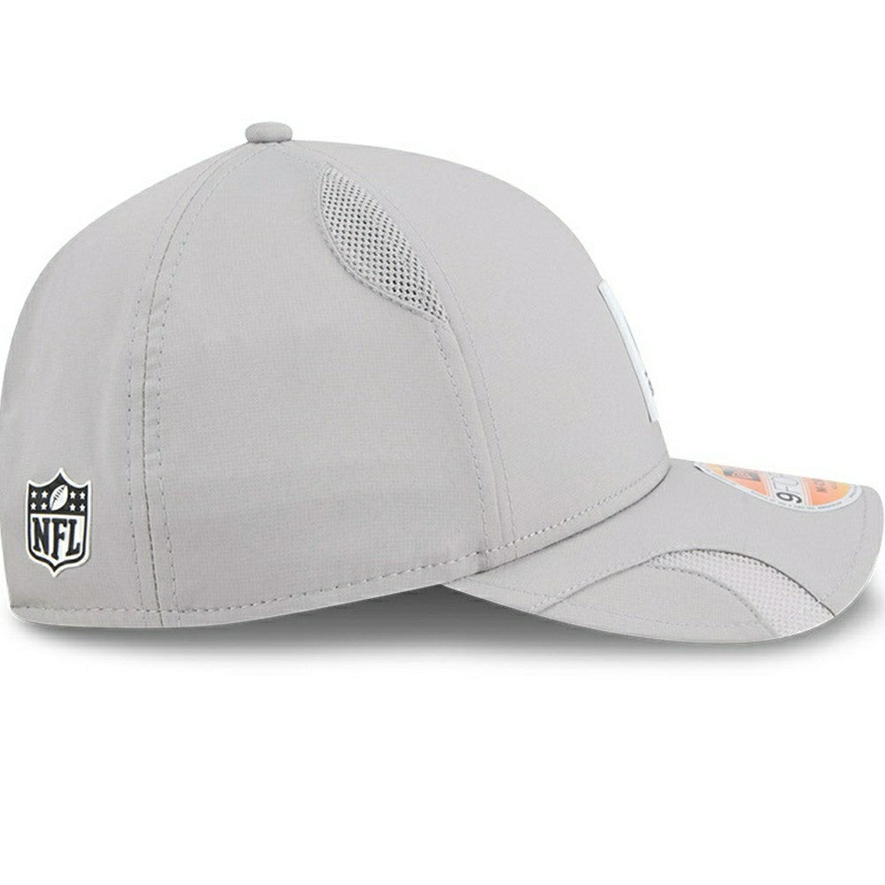 Pittsburgh Steelers 2025 NFL On-Field Sideline 9FORTY M-Crown Cap CW Grau Fashion