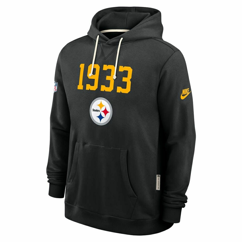 Pittsburgh Steelers 2024 NFL Sideline Nike Vintage Alternate Hoodie Black Lifestyle