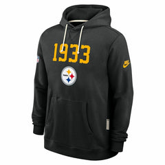 Pittsburgh Steelers 2024 NFL Sideline Nike Vintage Alternate Hoodie Black Lifestyle