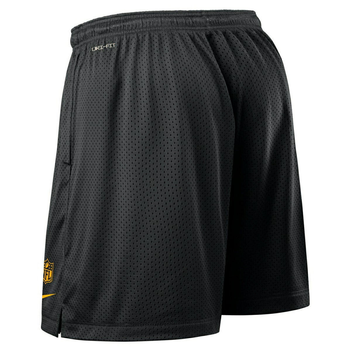 Pittsburgh Steelers 2025 NFL Sideline Reversible Mesh Nike Dri-FIT Shorts Black Taass for sale