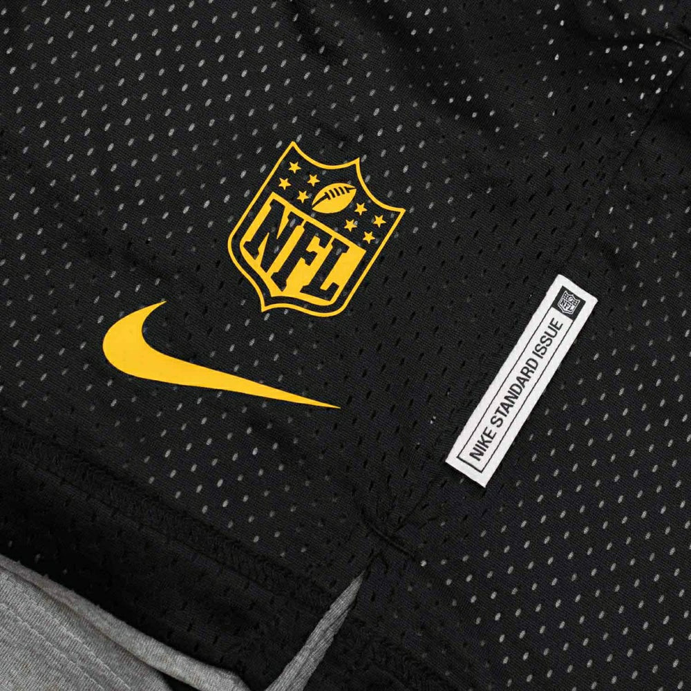 Pittsburgh Steelers 2025 NFL Sideline Reversible Mesh Nike Dri-FIT Shorts Black Taass for sale