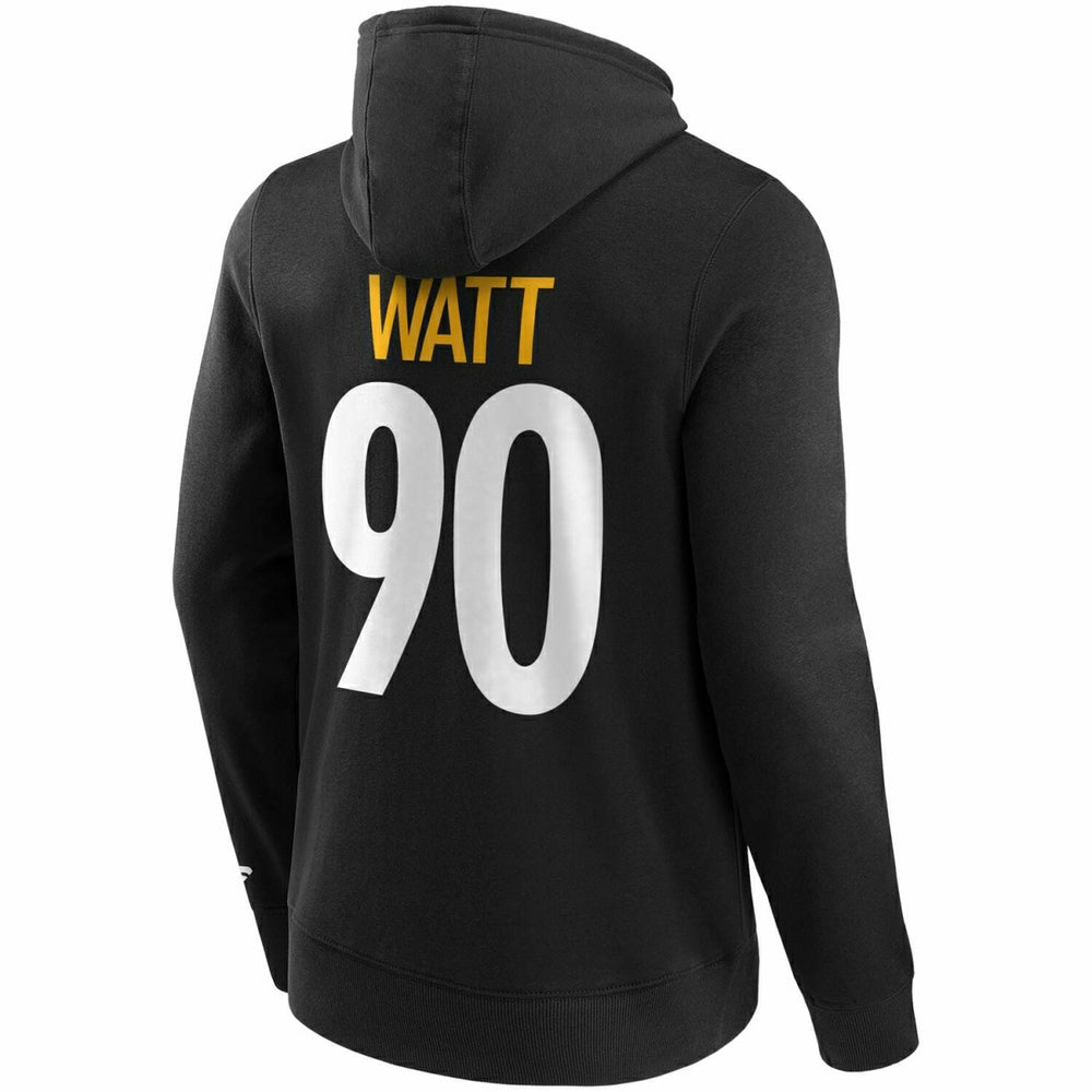 T. J. Watt #90 Pittsburgh Steelers Player NFL Hoodie Black Taass US