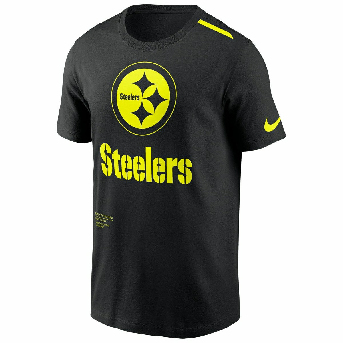Pittsburgh Steelers Nike VOLT Dri-FIT T-Shirt Black Classic