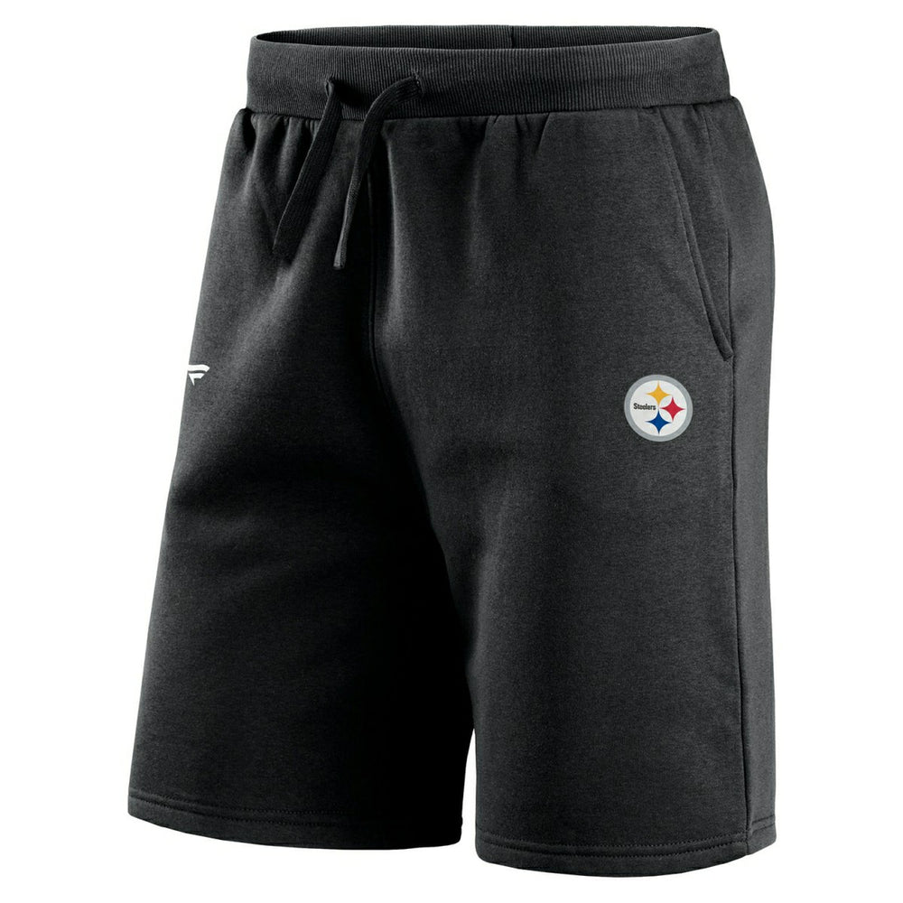 Pittsburgh Steelers Primary Logo NFL Sweat Shorts Black Taass for sale