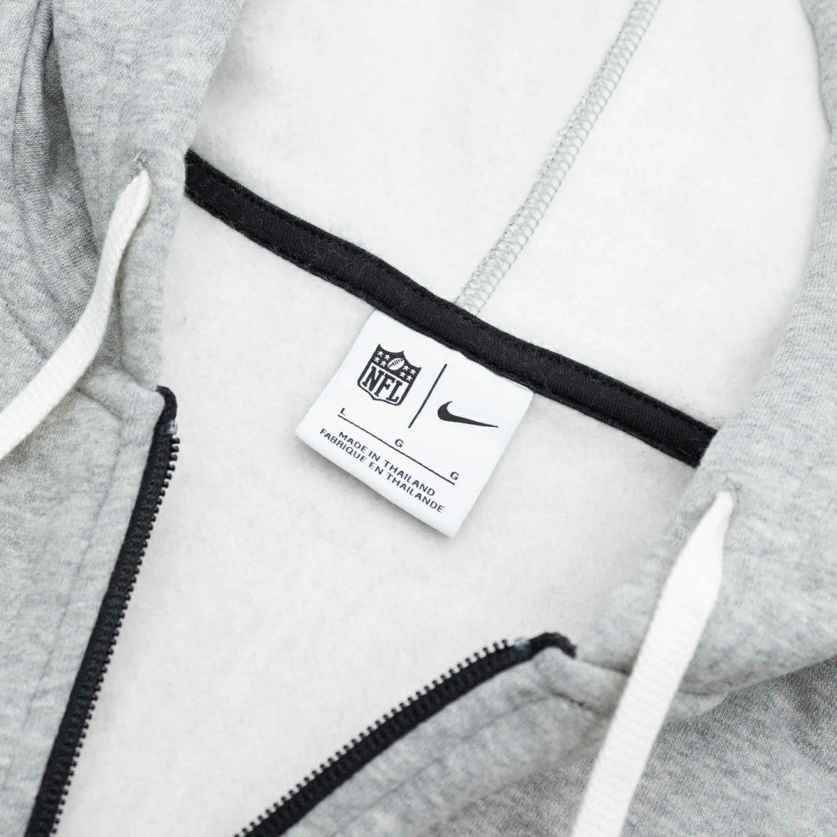 Pittsburgh Steelers Historic Nike NFL Full-Zip Fleece Hoodie Gray Taass sale