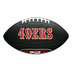 San Francisco 49ers NFL Wilson Mini Football Black Taass for sale
