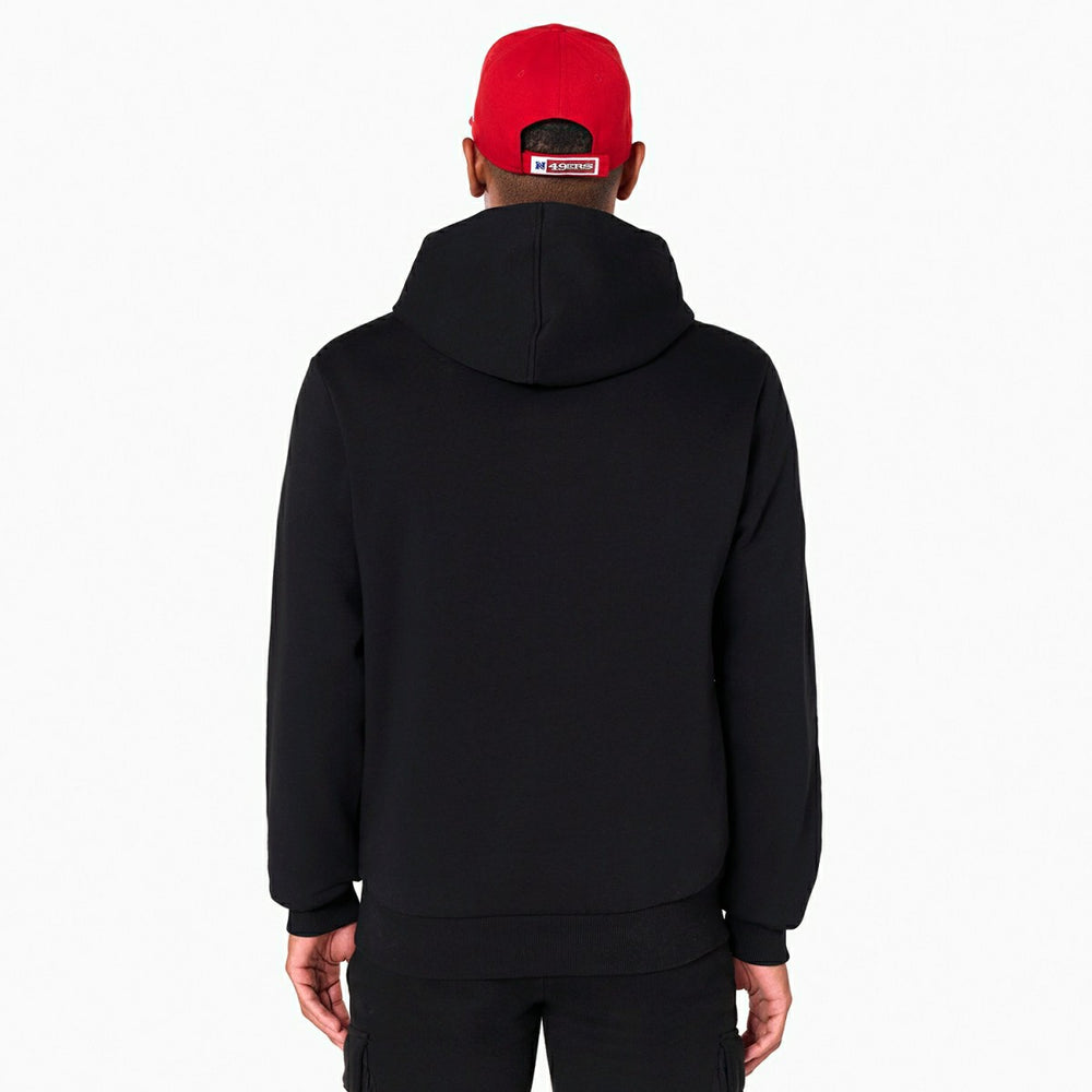 San Francisco 49ers Logo Hoodie New Era NFL Sweatshirt Black Taass for sale