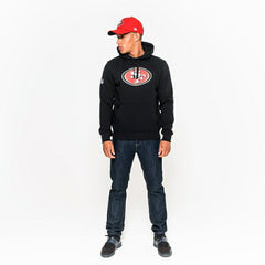 San Francisco 49ers Logo Hoodie New Era NFL Sweatshirt Black Taass for sale