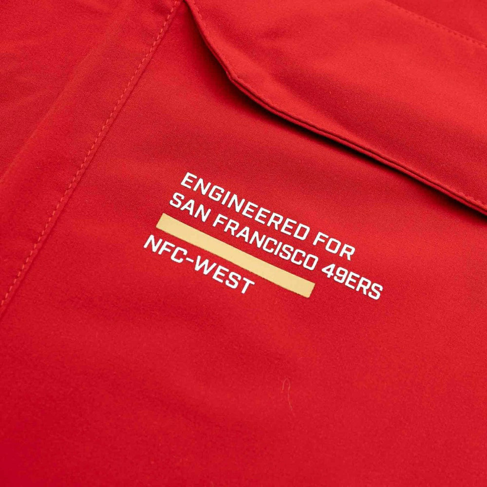 San Francisco 49ers Nike Sideline Half-Zip Anorak NFL Jacke Red Taass for sale