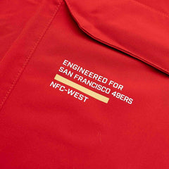 San Francisco 49ers Nike Sideline Half-Zip Anorak NFL Jacke Red Taass for sale