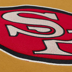 San Francisco 49ers Mitchell & Ness NFL Dusted Crew Pullover Taass sale