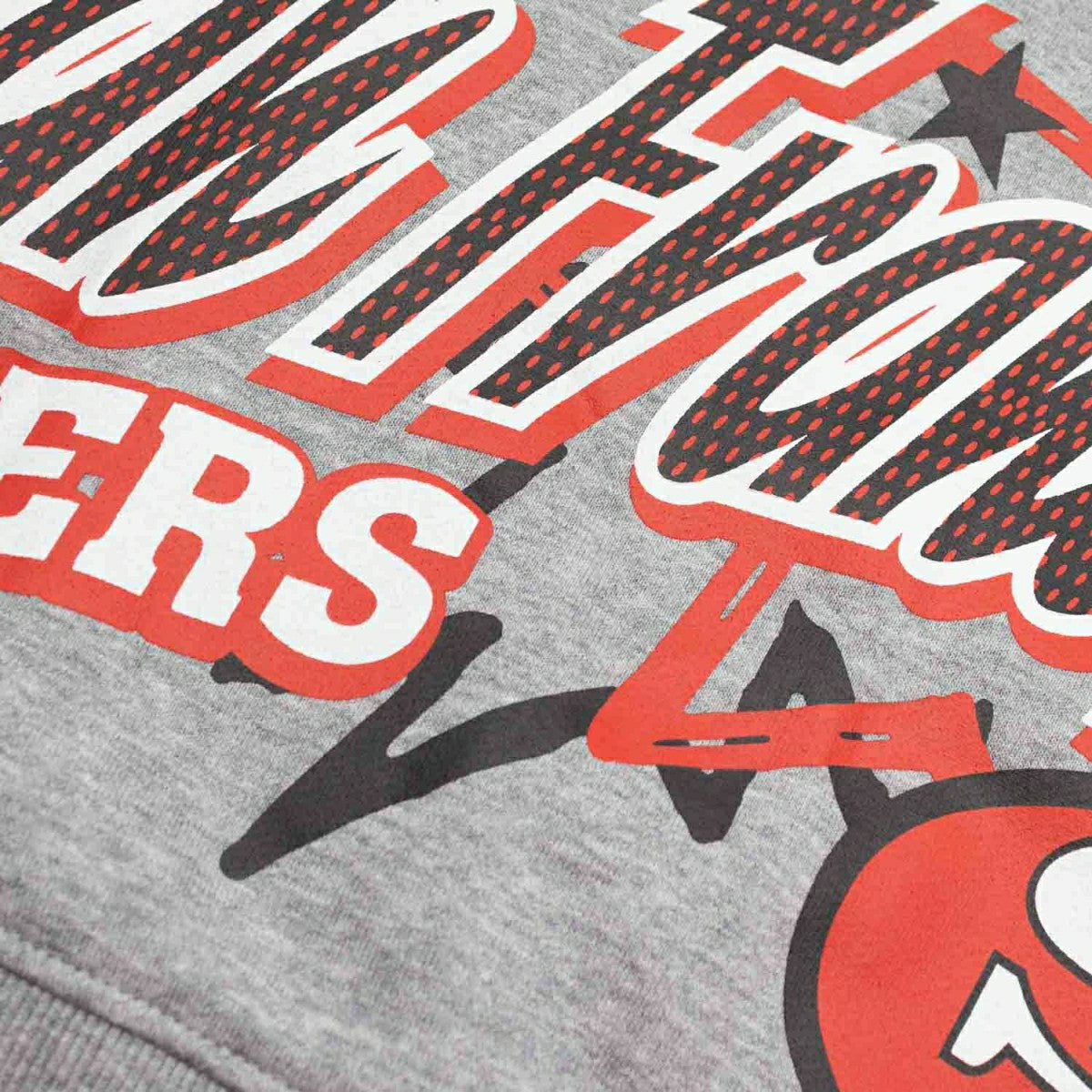San Francisco 49ers Sport Classics Oversized NFL Hoodie Gray Taass for sale