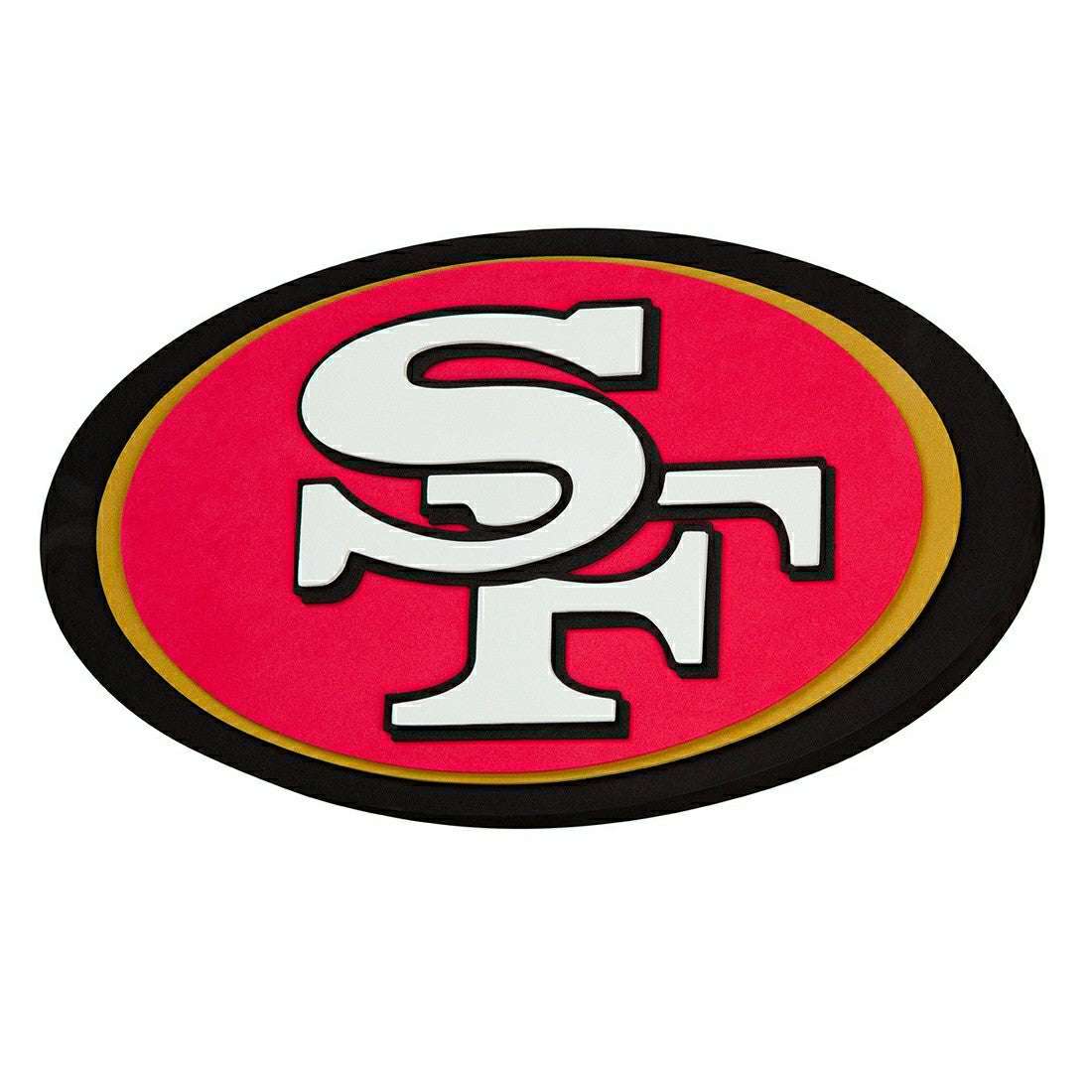 San Francisco 49ers NFL 3D Foam Logo Wall Sign Taass US