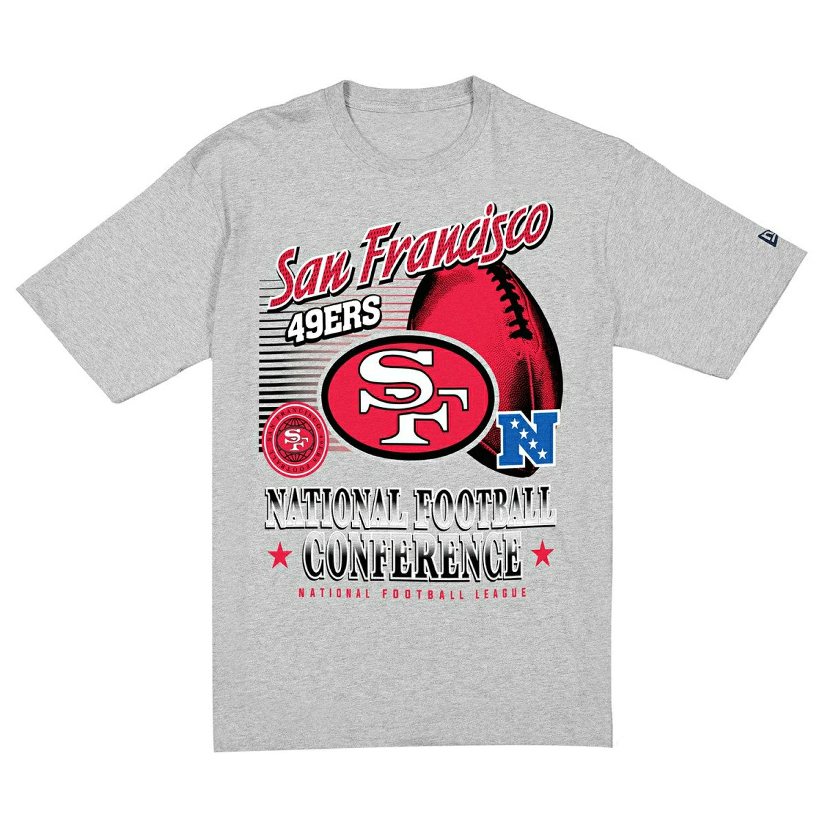 San Francisco 49ers Sport Classics Oversized NFL T-Shirt Gray Lifestyle