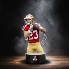 Christian McCaffrey San Francisco 49ers NFLPA LED Sign Taass for sale