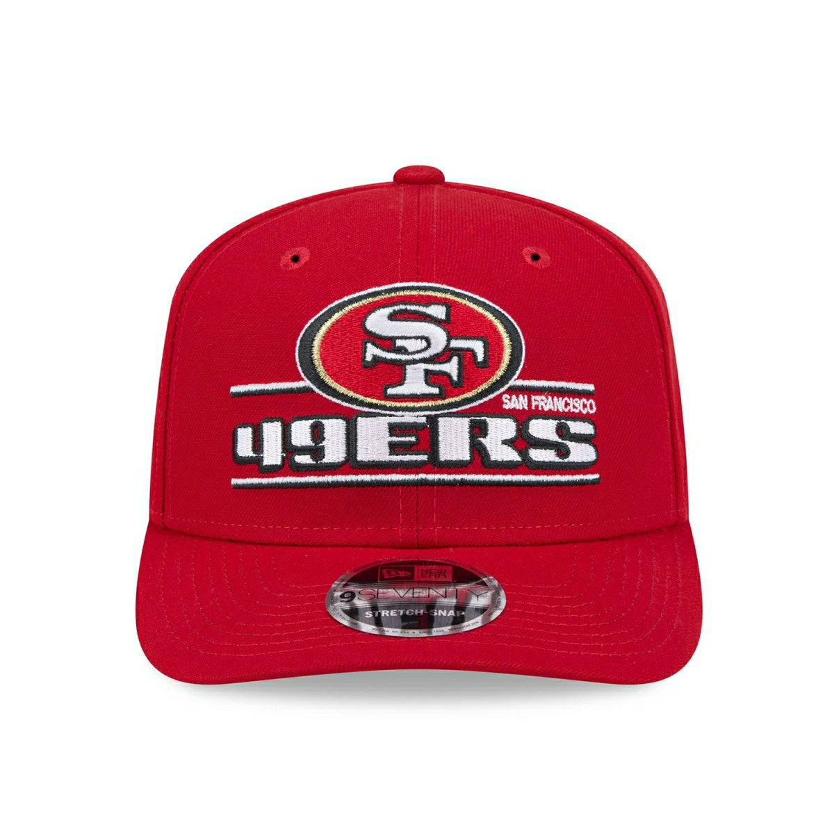 San Francisco 49ers NFL Stated 9SEVENTY Stretch-Snap Cap Red Taass US
