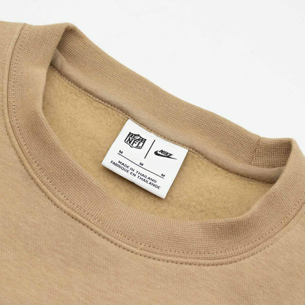 San Francisco 49ers Swing Pass NFL Rewind Club Crew Beige Lifestyle