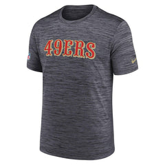 San Francisco 49ers 2025 Rivalries Velocity Dri-FIT NFL T-Shirt Gray Taass US